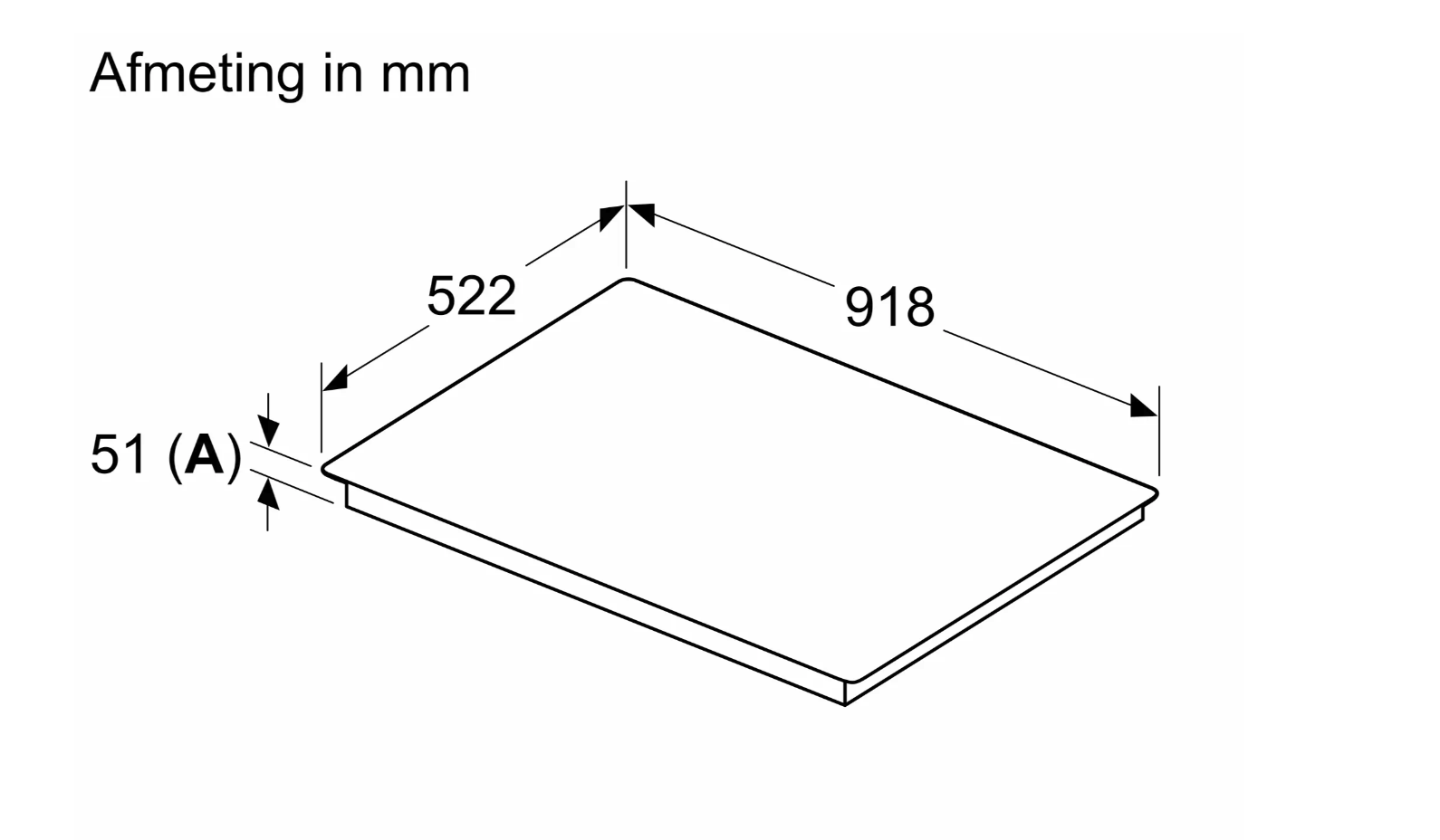 BOSCH PIV931HC1E inductiekookplaat - 90cm