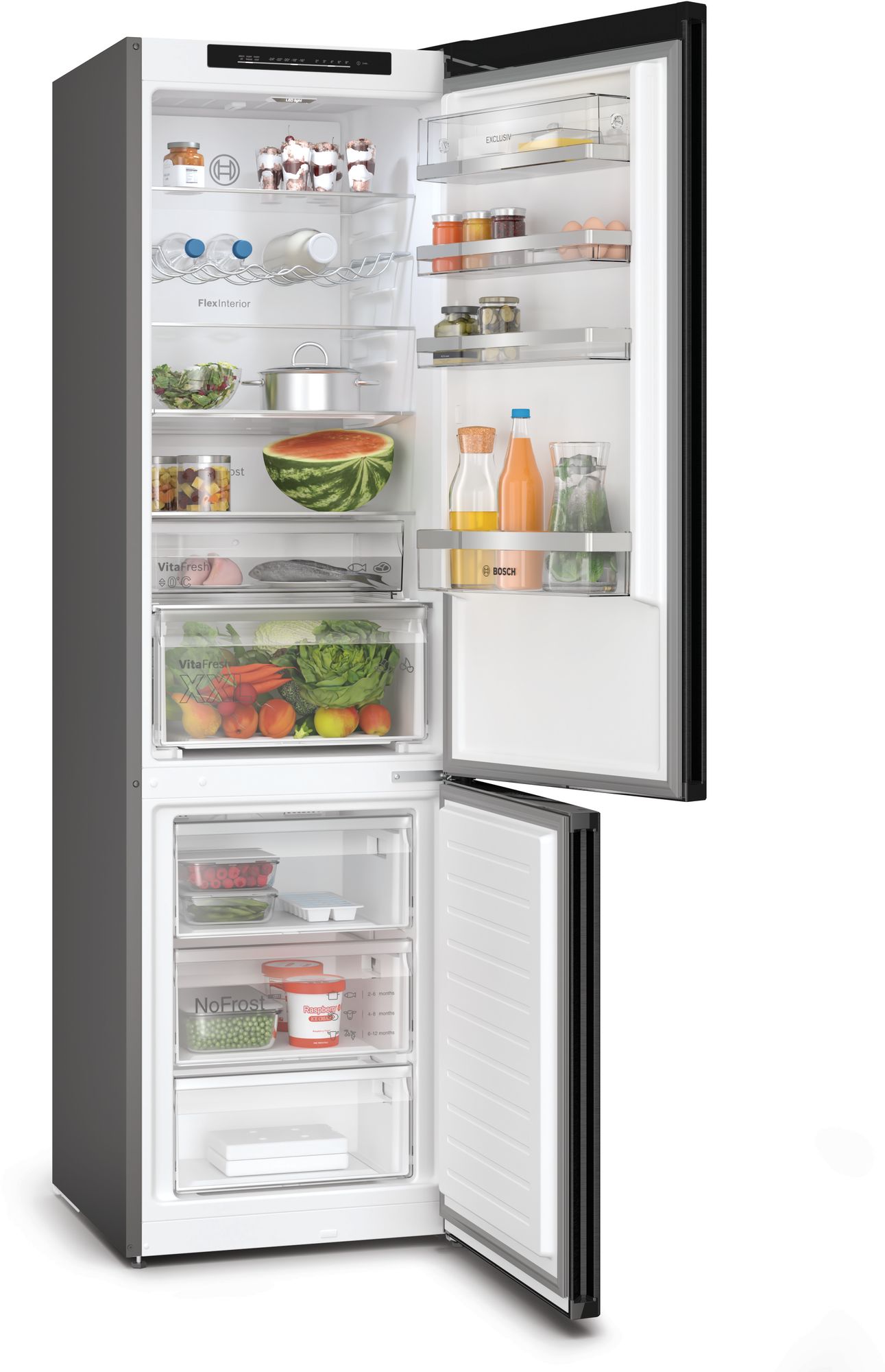 BOSCH KGN39EXCF SERIE 4 vrijstaande koel-/vriescombinatie - 203cm
