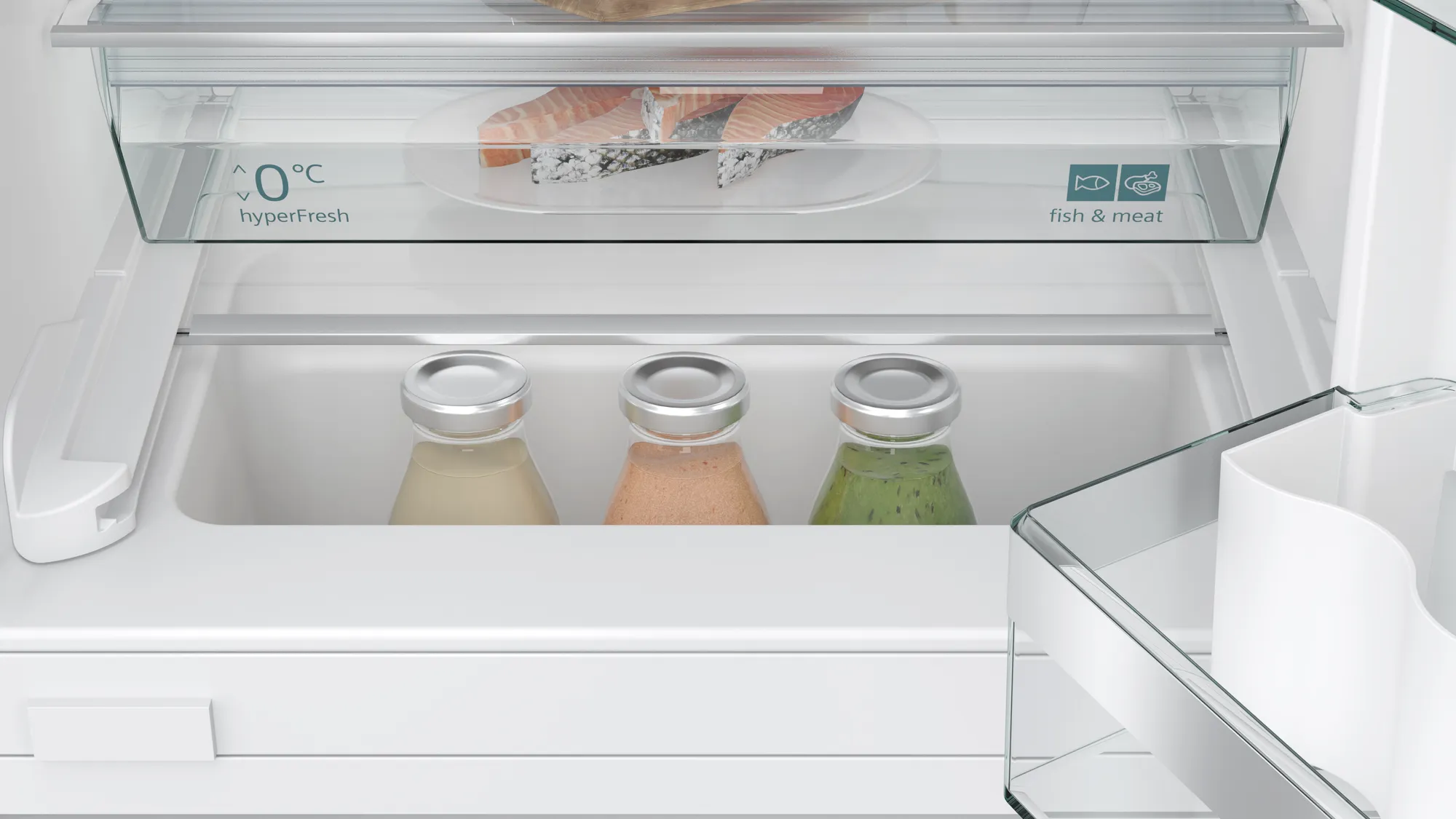 SIEMENS KU22LADD0 IQ500 onderbouw koelkast met vriesvak - 82cm SIEMENS KU22LADD0 IQ500 onderbouw koelkast met vriesvak - 82cm