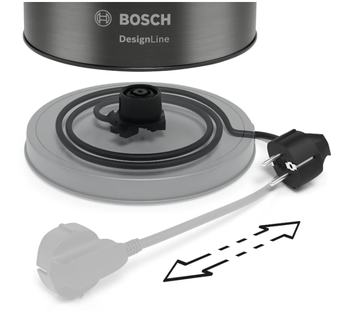 BOSCH SDA  TWK5P475 DesignLine waterkoker