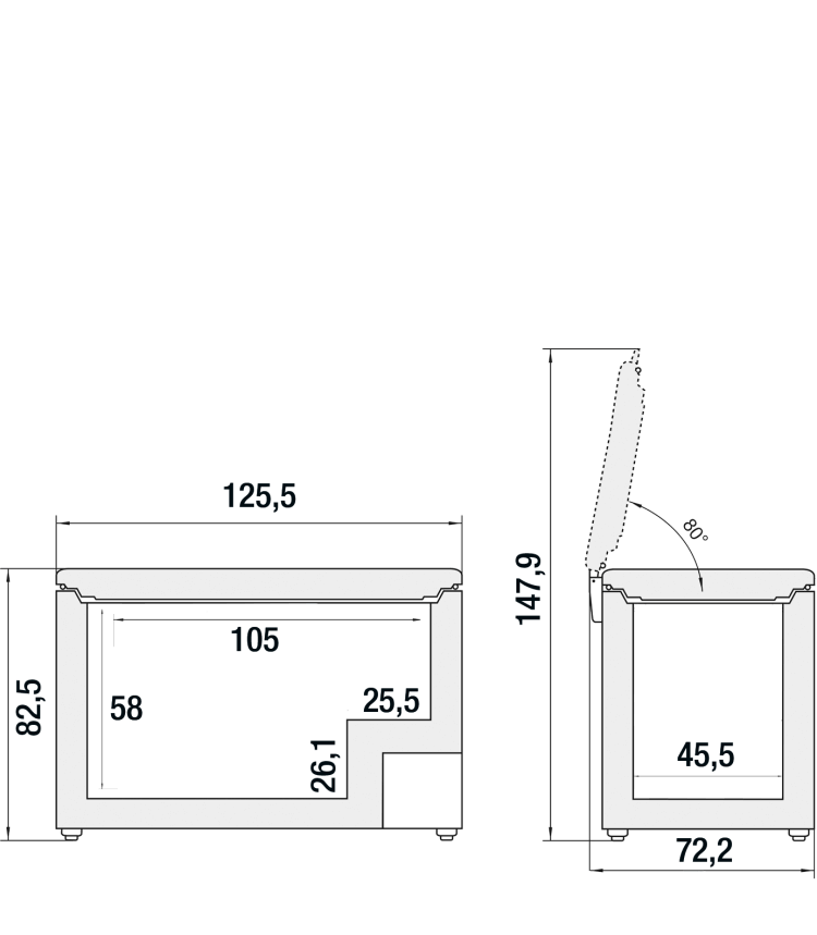 LIEBHERR CFD208526 diepvrieskoffer