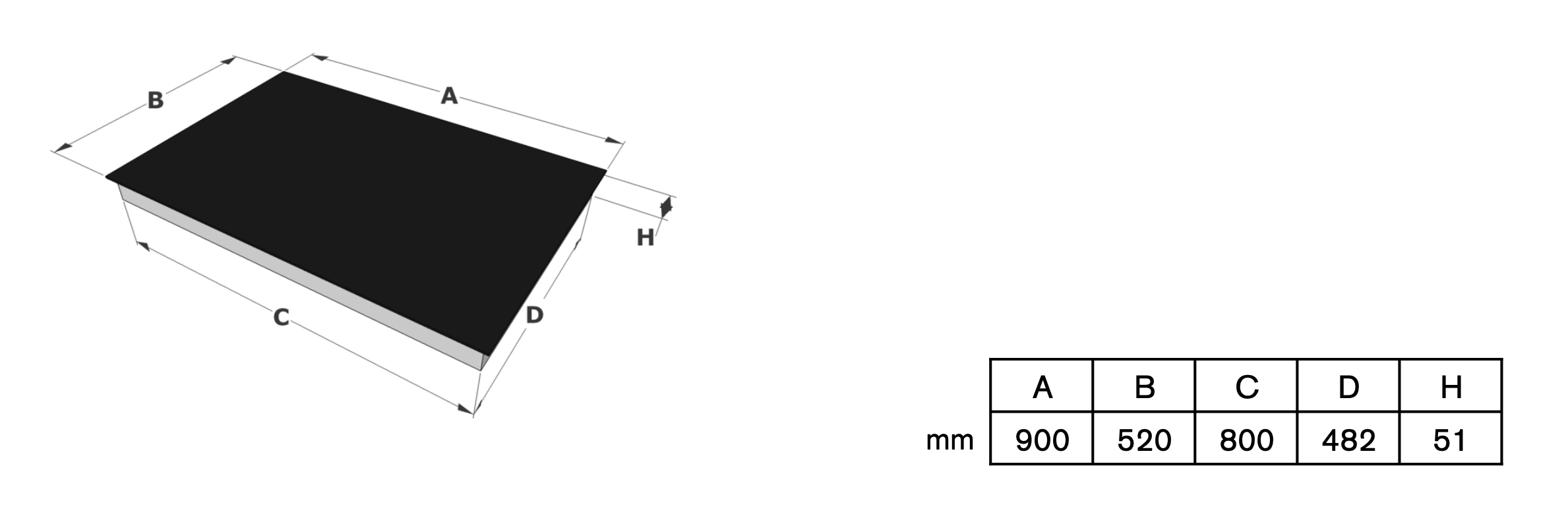 NOVY 1778 inductiekookplaat - 90cm