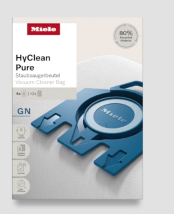 MIELE GNHYCLEANPURE80RECYCLED4PACK stofzuigerzak