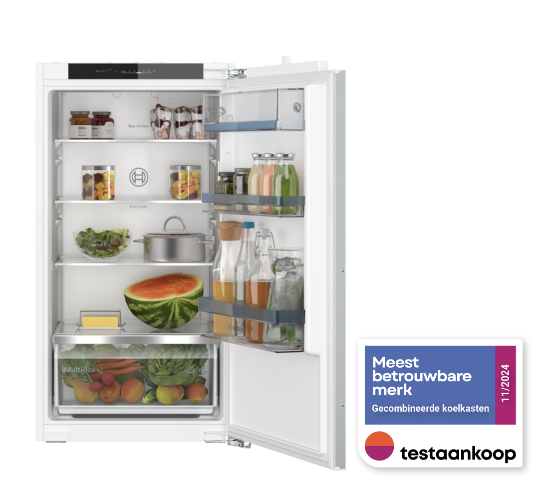 BOSCH KIR31EFE0 SERIE 4 koelkast zonder vriesvak - 102cm