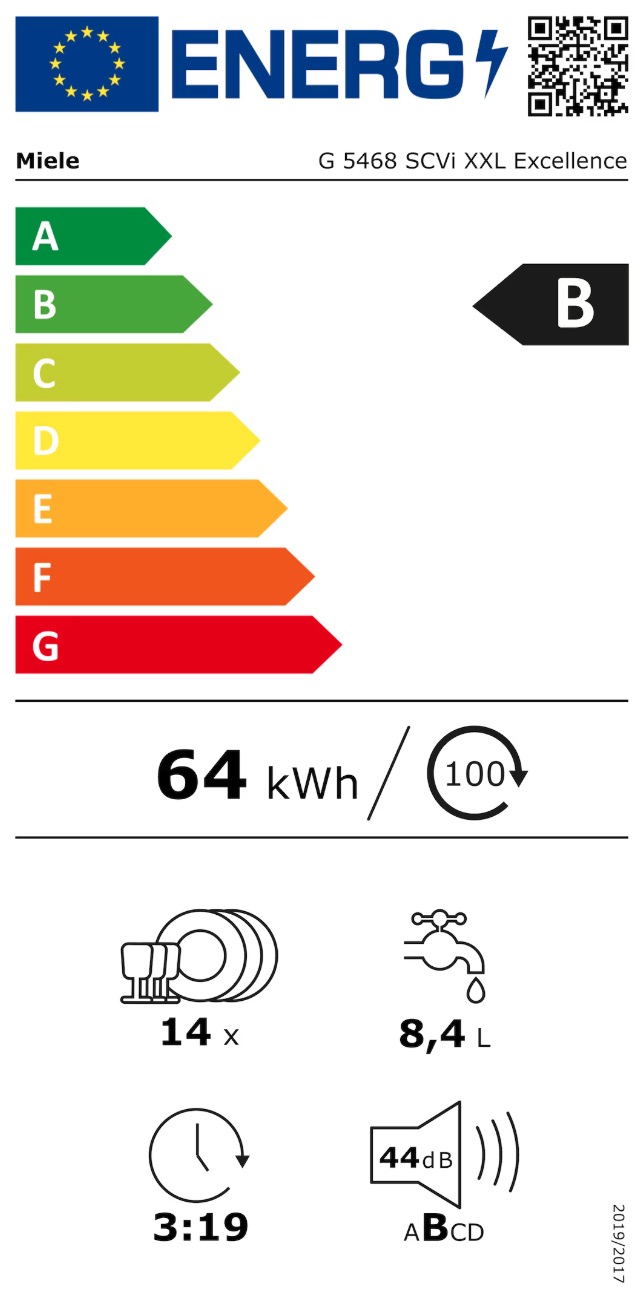 MIELE G5468SCVIXXLEDST vaatwasser volledig integreerbaar