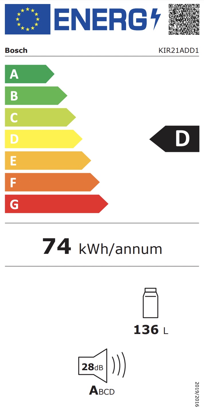 BOSCH KIR21ADD1 SERIE 6 koelkast zonder vriesvak - 88cm BOSCH KIR21ADD1 SERIE 6 koelkast zonder vriesvak - 88cm