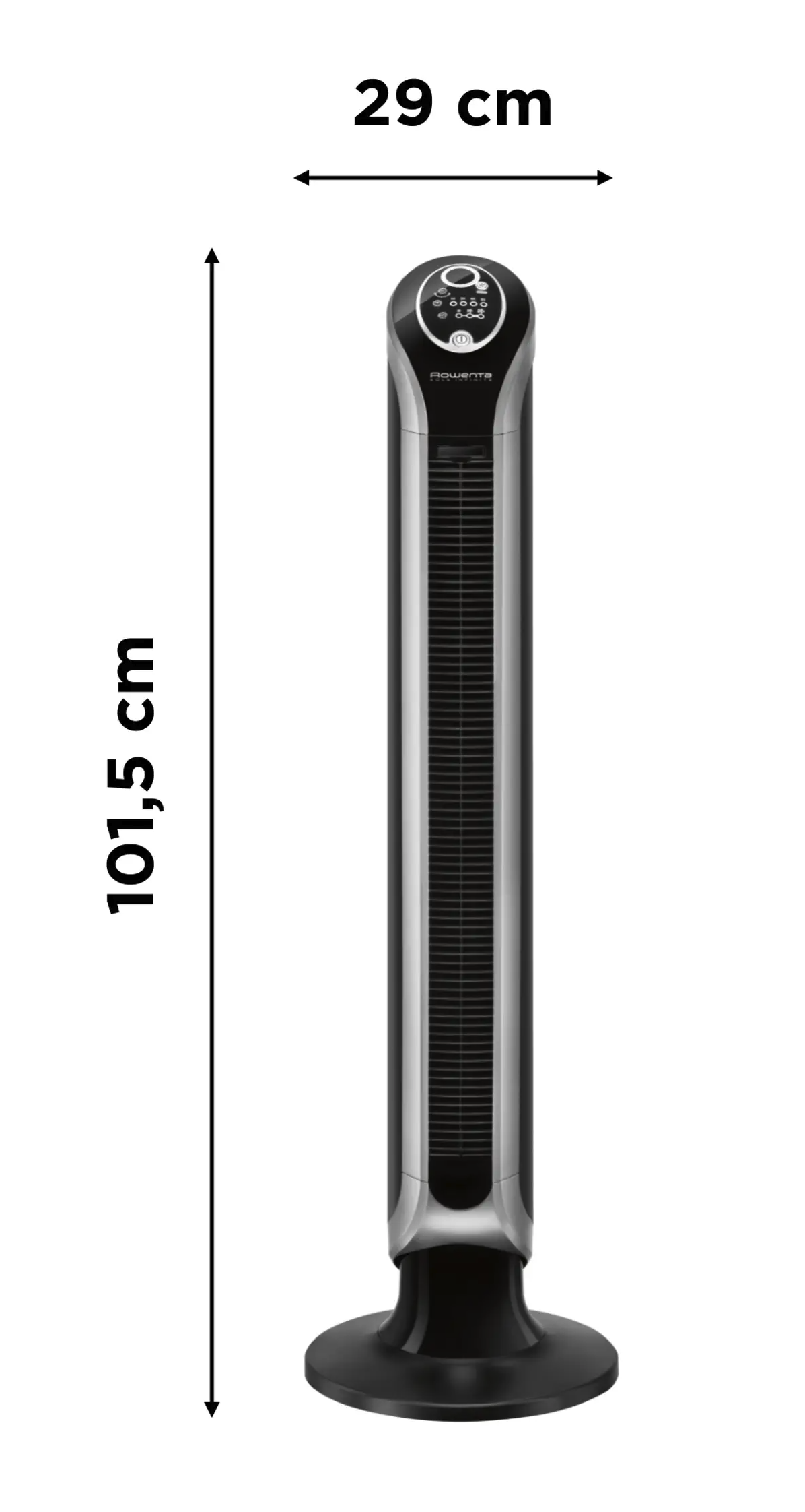 ROWENTA ROVU6670F0 ventilator - staande ventilator