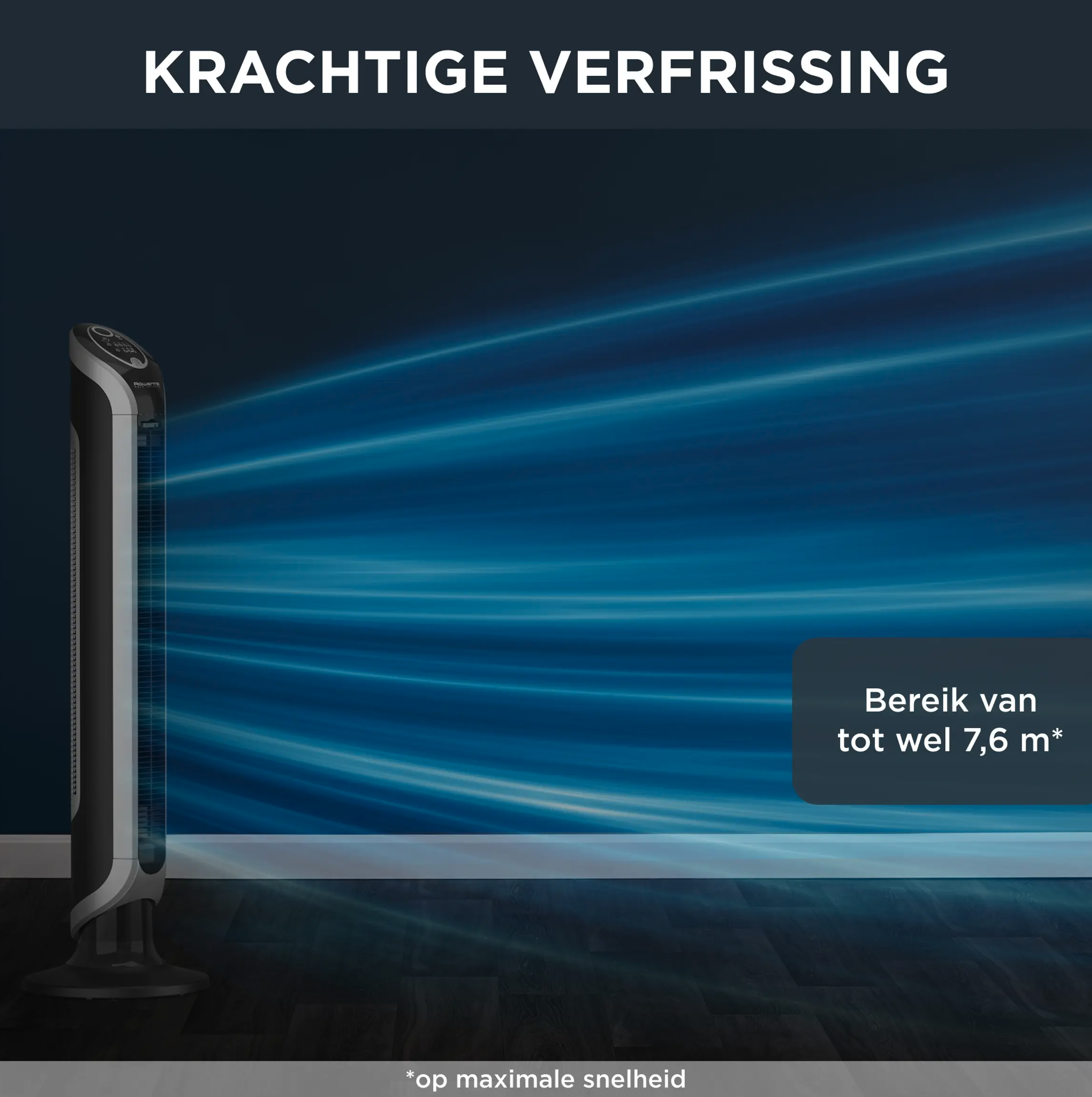 ROWENTA ROVU6670F0 ventilator - staande ventilator