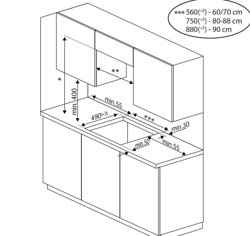 BEKO HII88810NTI inductiekookplaat - 90cm