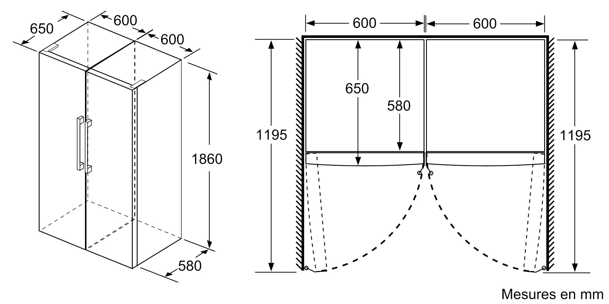 BOSCH KSV36AIDP SERIE 6 vrijstaande koelkast zonder vriesvak - 186cm