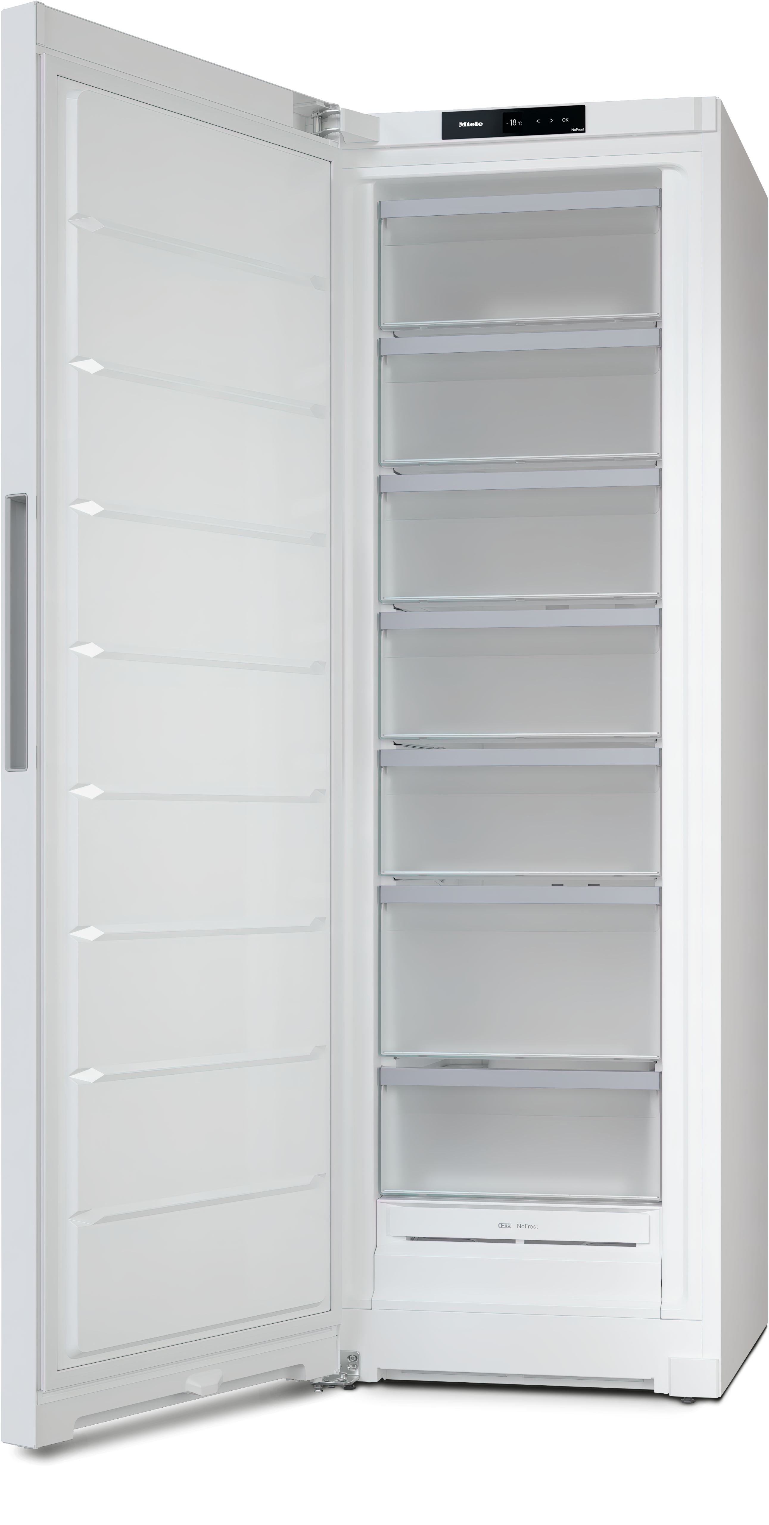 MIELE FNS4382DWS vrijstaande vriezer - 185cm