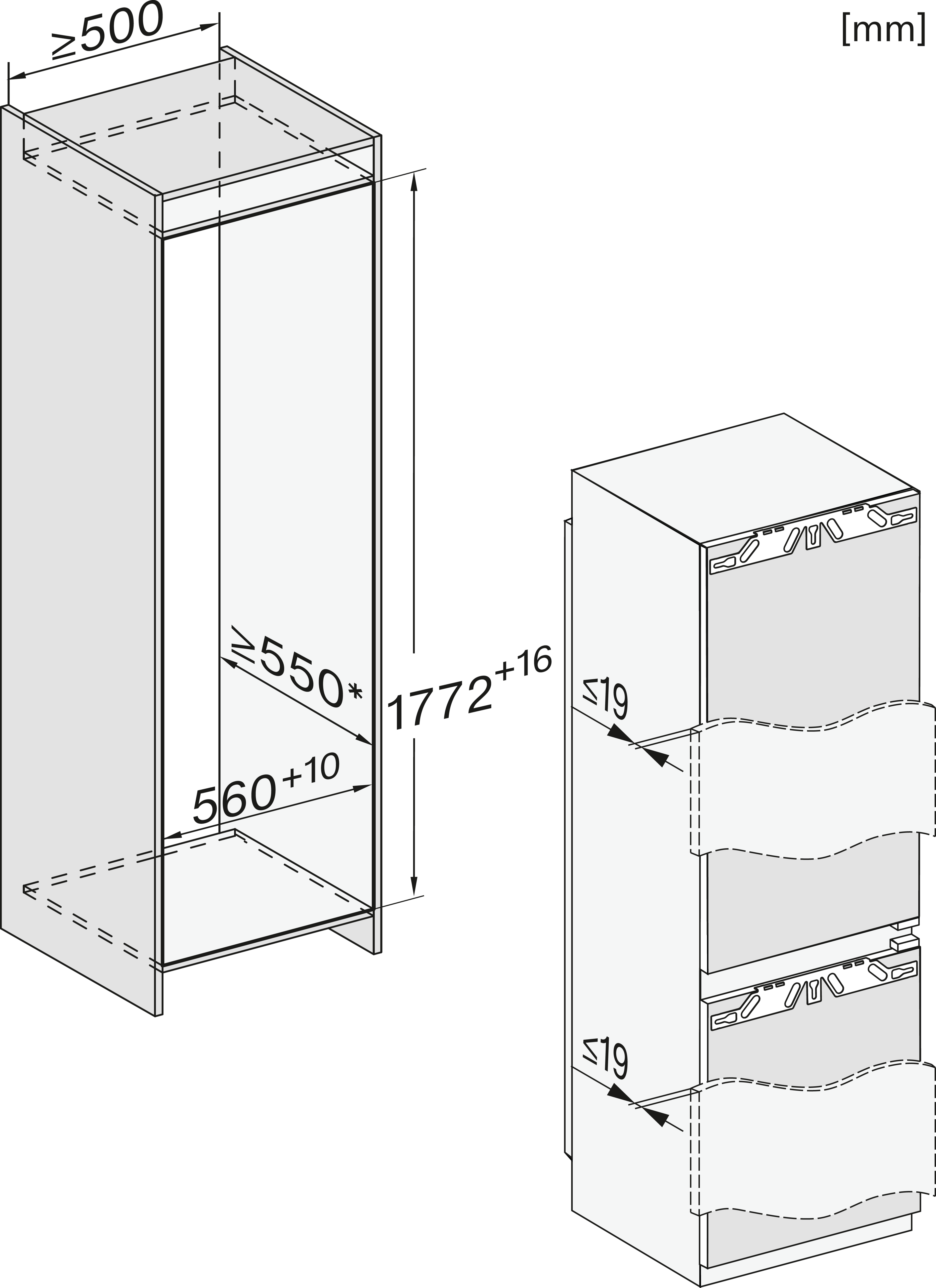 MIELE KFN7785C koel-/vriescombinatie - 177cm