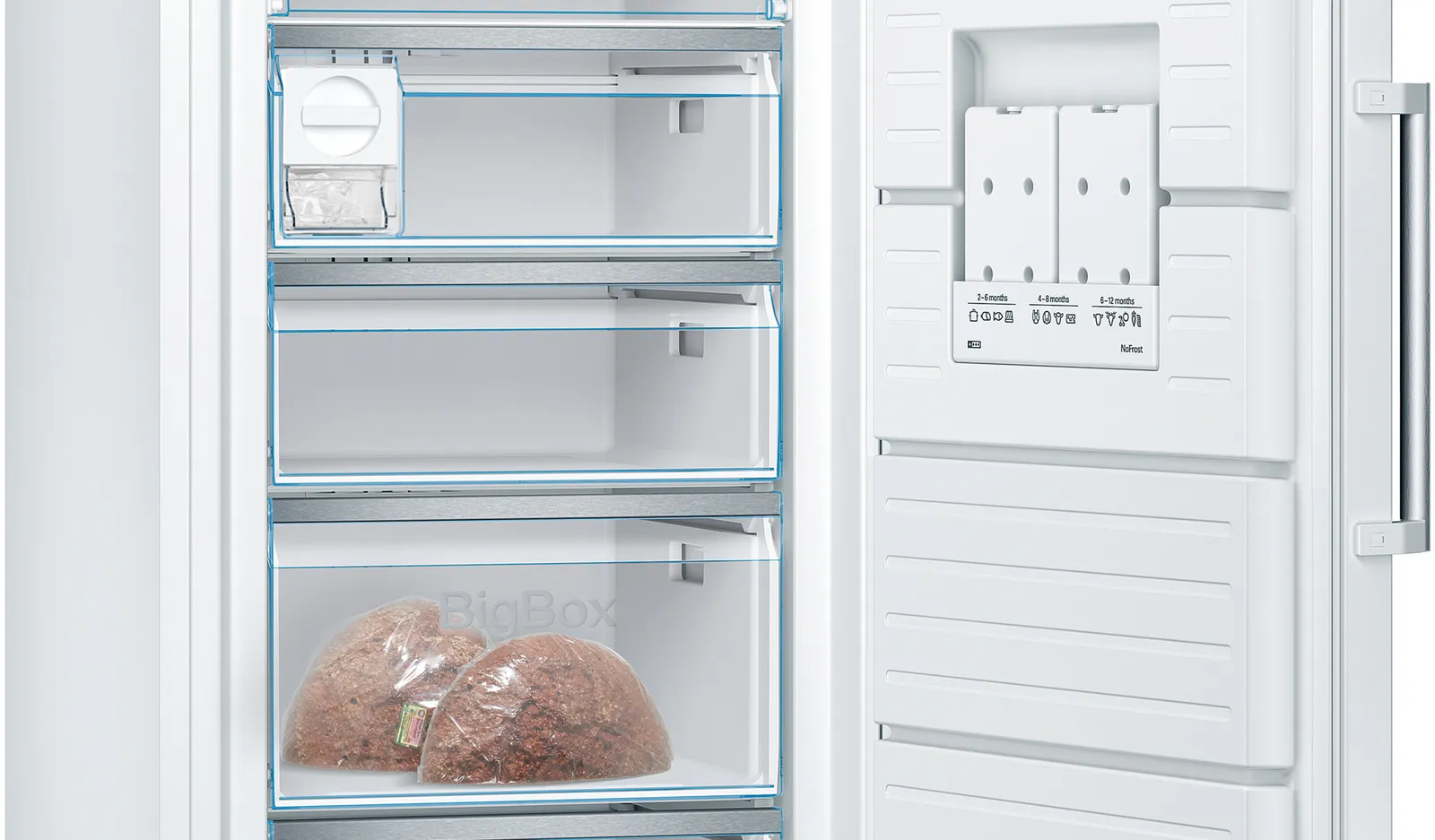 BOSCH GSN58AWCV SERIE 6 vrijstaande vriezer - 191cm