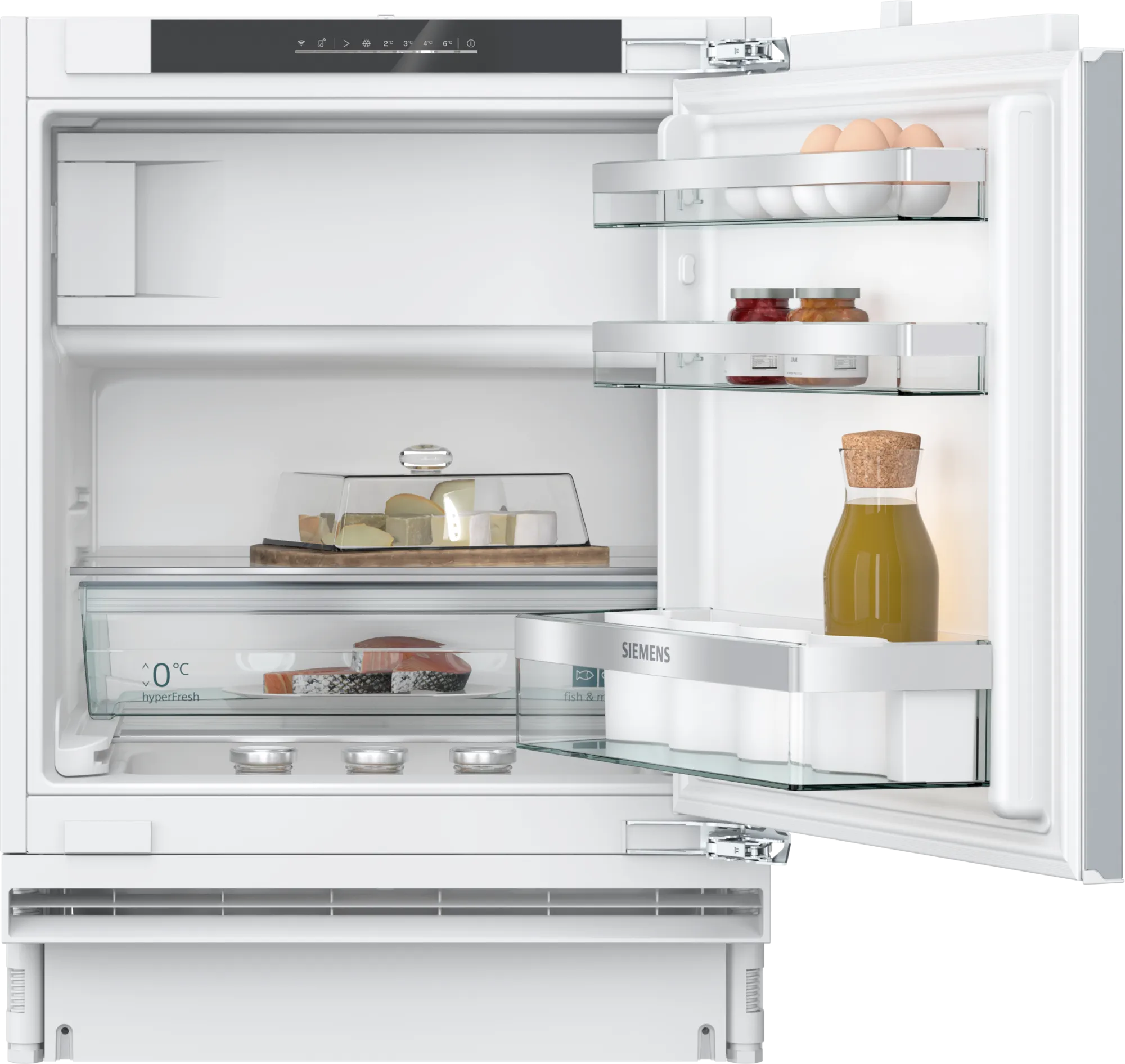 SIEMENS KU22LADD0 IQ500 onderbouw koelkast met vriesvak - 82cm SIEMENS KU22LADD0 IQ500 onderbouw koelkast met vriesvak - 82cm