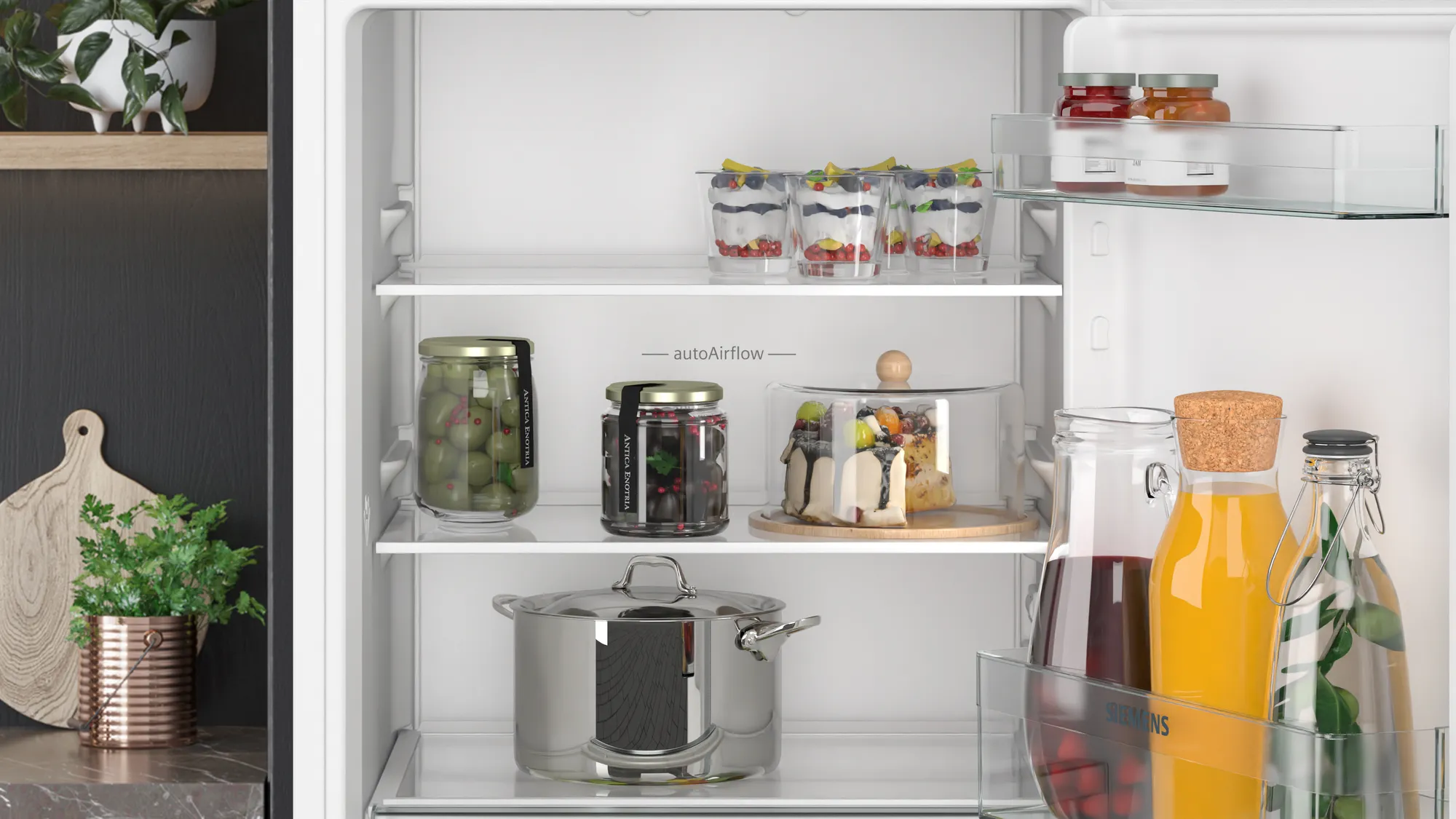 SIEMENS KI21RNSE0 IQ100 koelkast zonder vriesvak - 88cm SIEMENS KI21RNSE0 IQ100 koelkast zonder vriesvak - 88cm