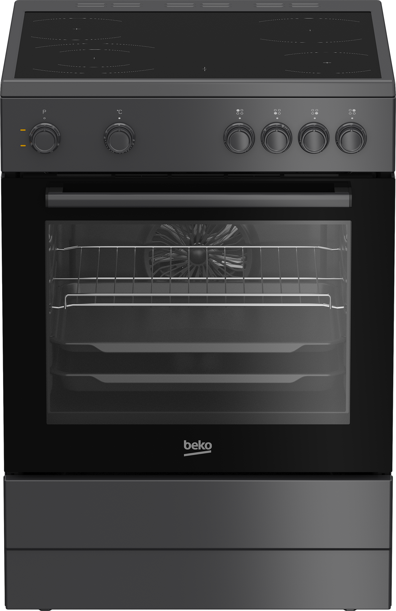BEKO FBM6701A fornuis met electrische kookplaat - 60cm
