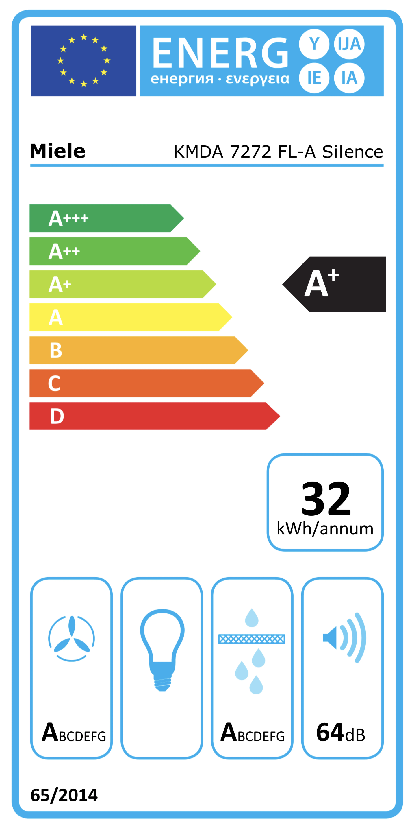 MIELE KMDA7272FL-ABLACK kookplaat met afzuiging - 80cm