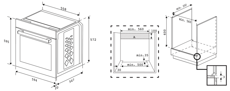 BEKO BBIS17400BSE multifunctionele oven met stoomtoevoeging - 60cm