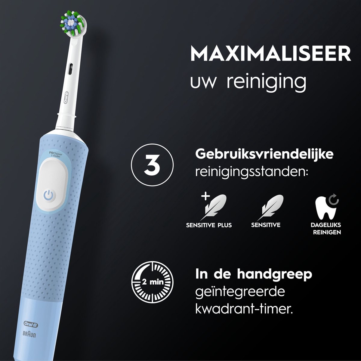ORAL B OBVITALITYPRO elektrische tandenborstel