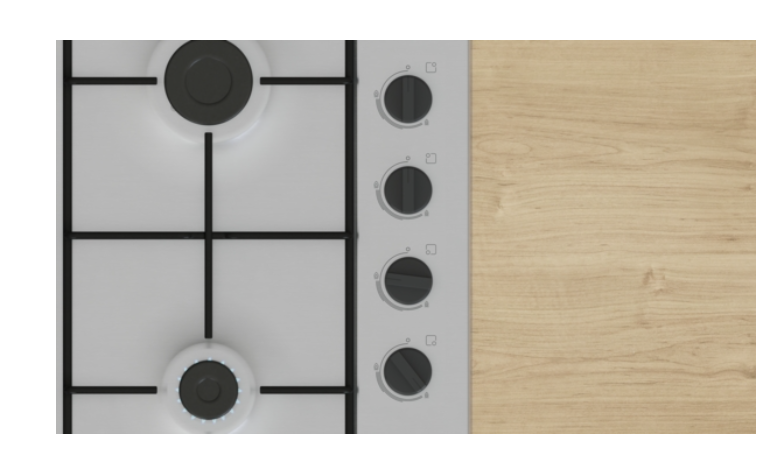 BOSCH PBP6B5K80 SERIE 2 gaskookplaat - 60cm