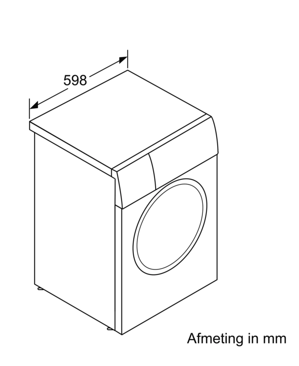 BOSCH WAN2827UFG wasmachine