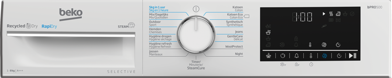 BEKO B5T68247W2 droogkast - warmtepomp