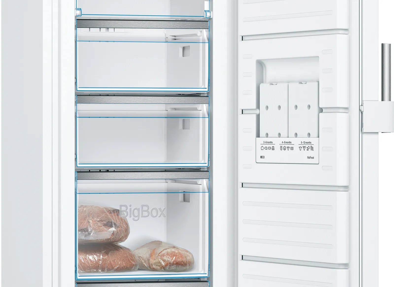 BOSCH GSN33EWEV SERIE 4 vrijstaande vriezer - 176cm