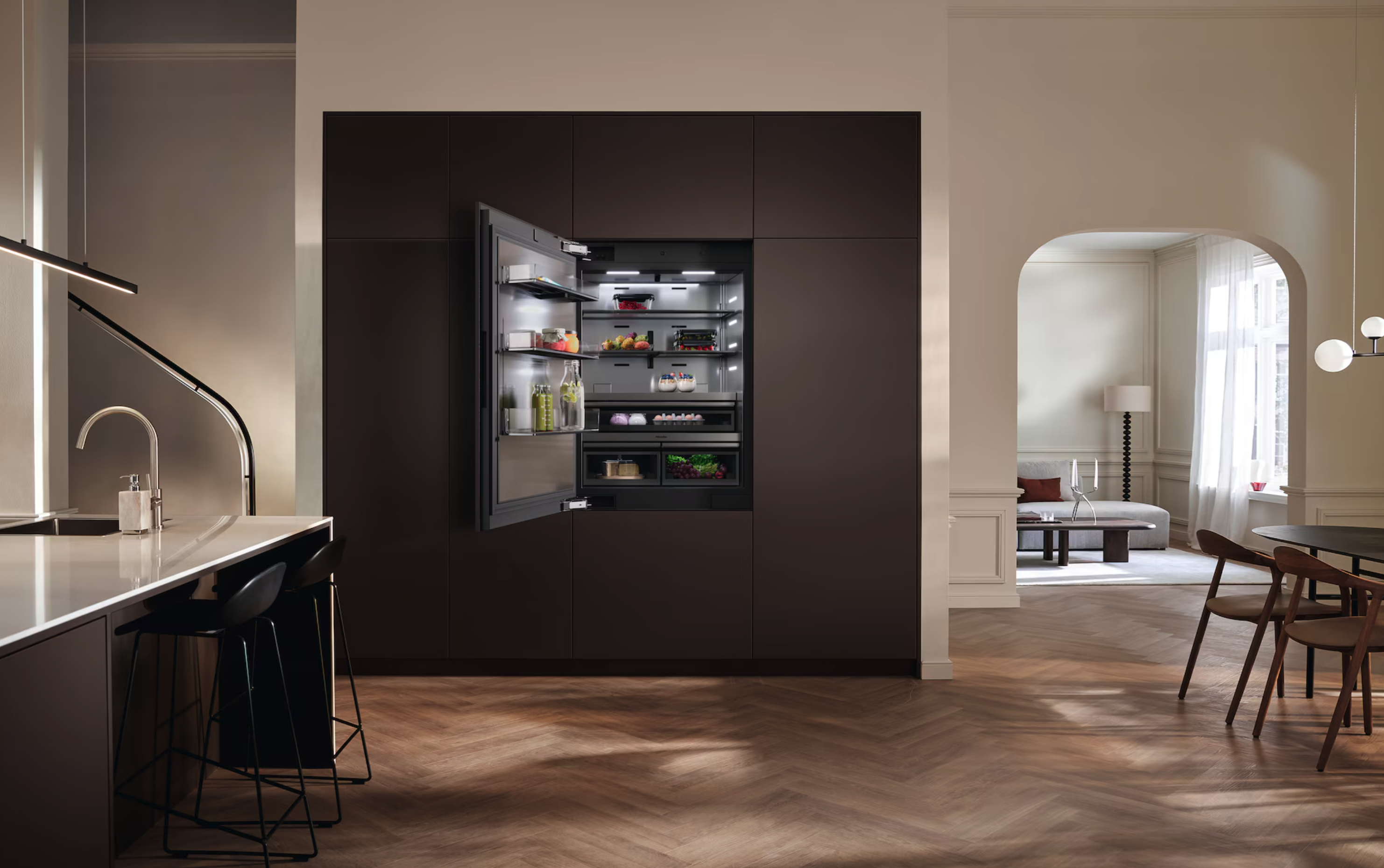 MIELE KFMC3844L koel-/vriescombinatie - 213cm