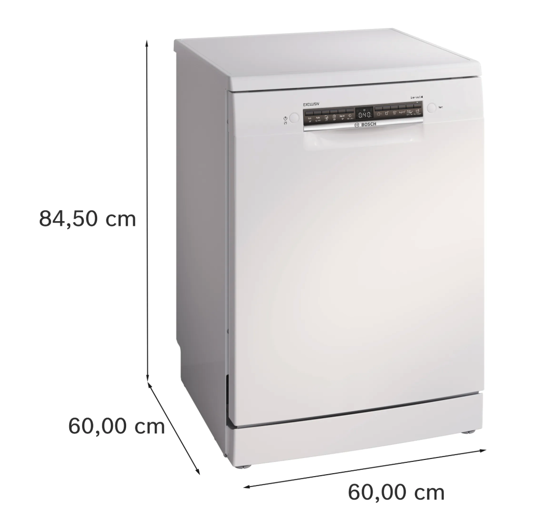 BOSCH SMS4HUW18E vrijstaande vaatwasser