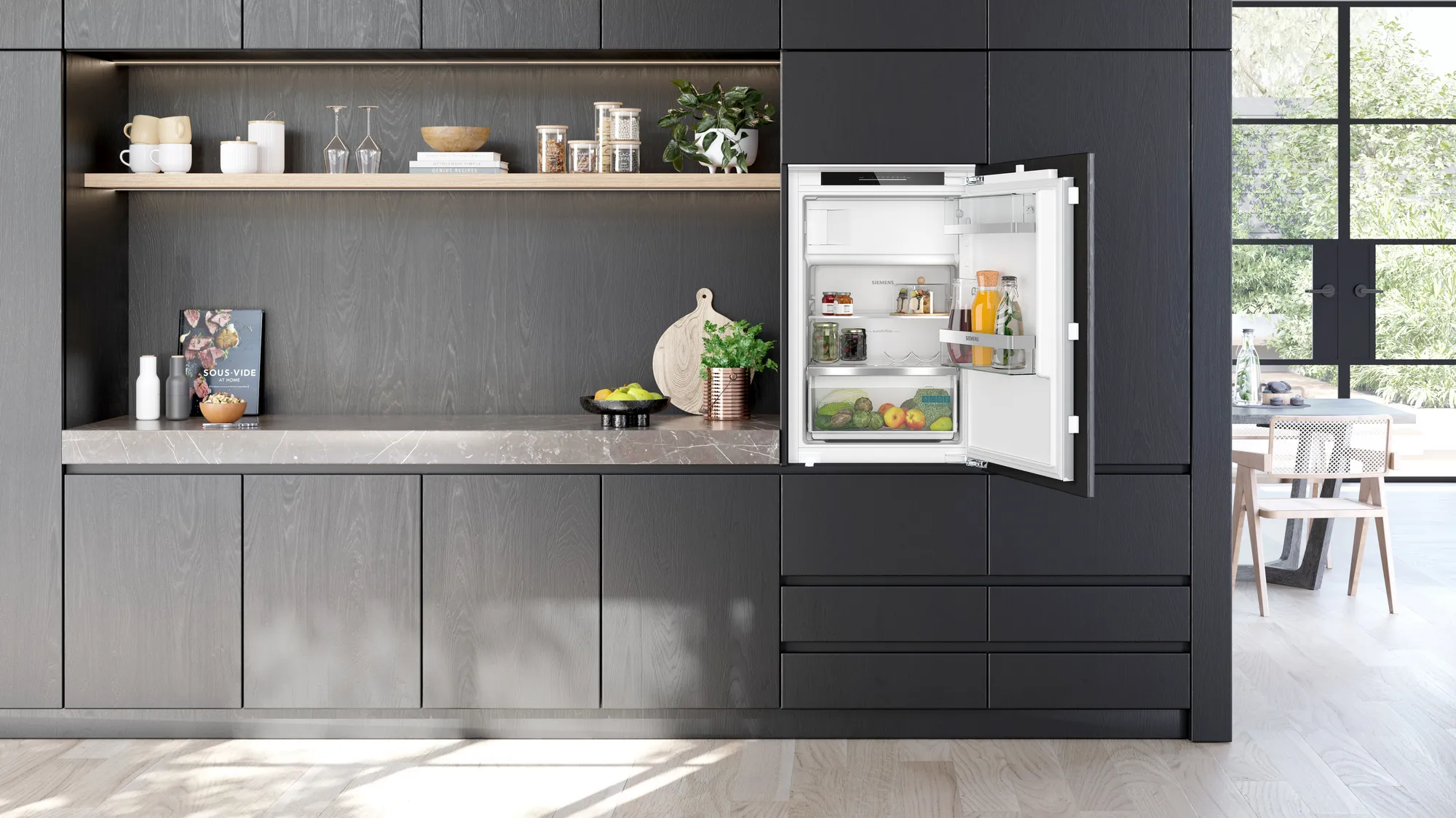 SIEMENS KI22LADD1 IQ500 koelkast met vriesvak - 88cm SIEMENS KI22LADD1 IQ500 koelkast met vriesvak - 88cm