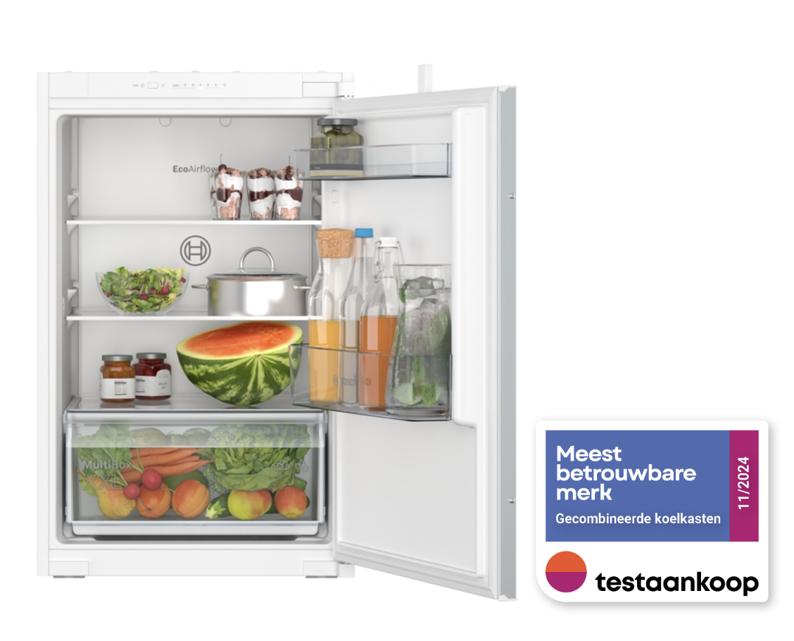 BOSCH KIR21NSE0 SERIE 2 koelkast zonder vriesvak - 88cm BOSCH KIR21NSE0 SERIE 2 koelkast zonder vriesvak - 88cm