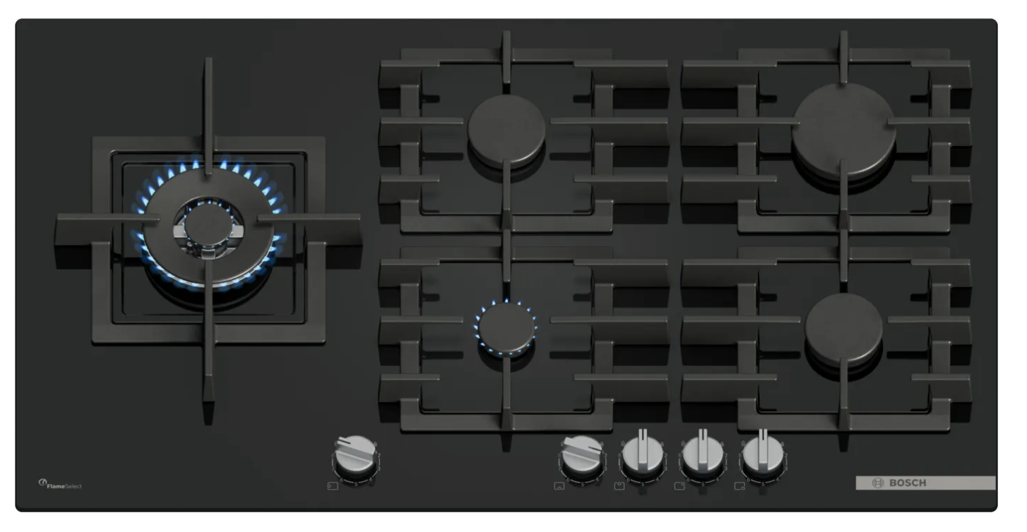 BOSCH PPM9A6I40 gaskookplaat - 90cm