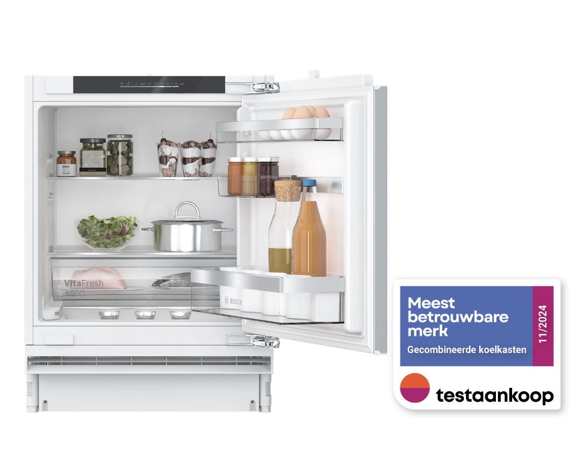 BOSCH KUR21ADE0 SERIE 6 onderbouw koelkast zonder vriesvak - 82cm BOSCH KUR21ADE0 SERIE 6 onderbouw koelkast zonder vriesvak - 82cm