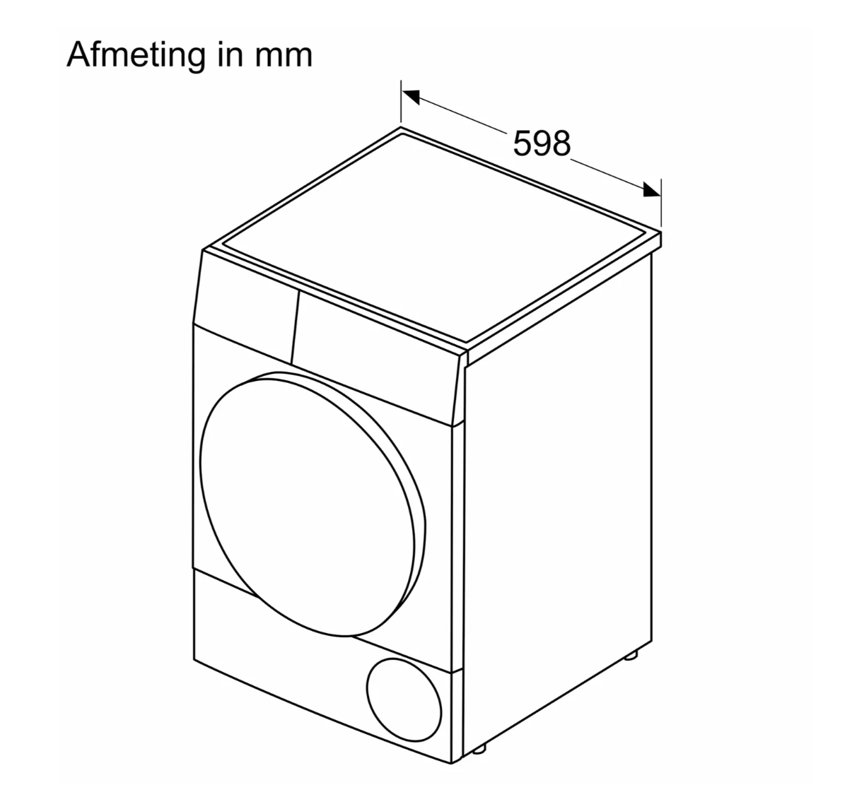 SIEMENS WQ46H2DPFG iQ500 droogkast