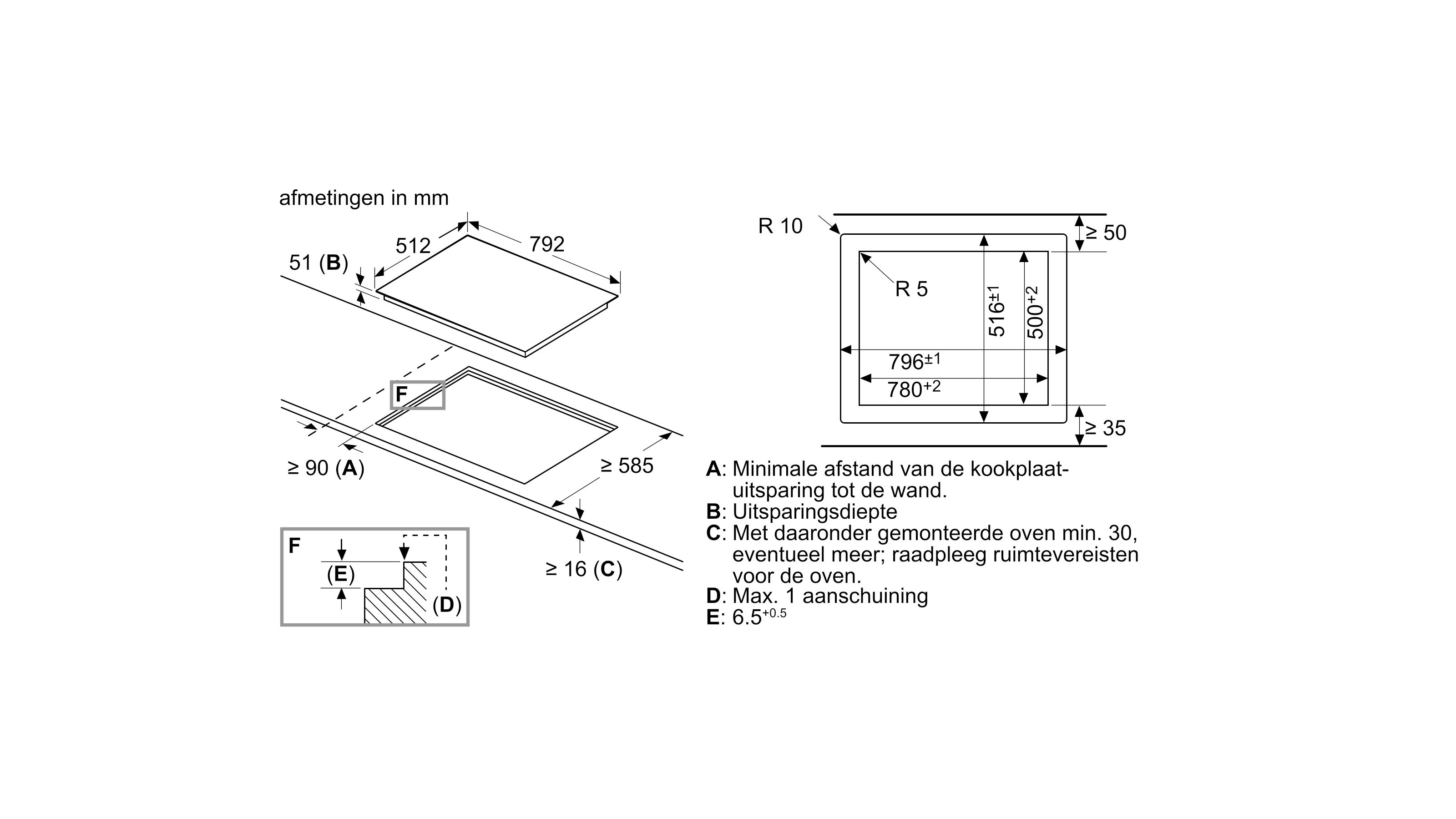 SIEMENS ET801LMP1D IQ500 vitrokeramische kookplaat - 80cm