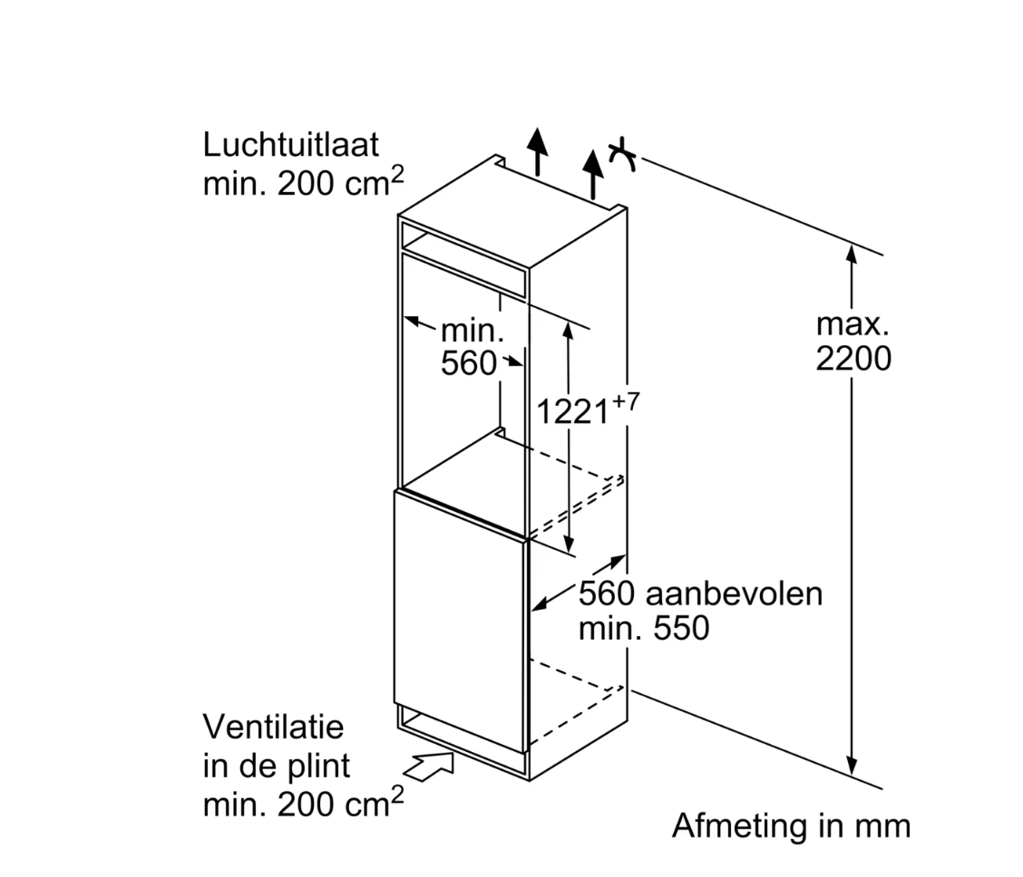 SIEMENS KI41REDD1 IQ500 koelkast zonder vriesvak - 122cm SIEMENS KI41REDD1 IQ500 koelkast zonder vriesvak - 122cm