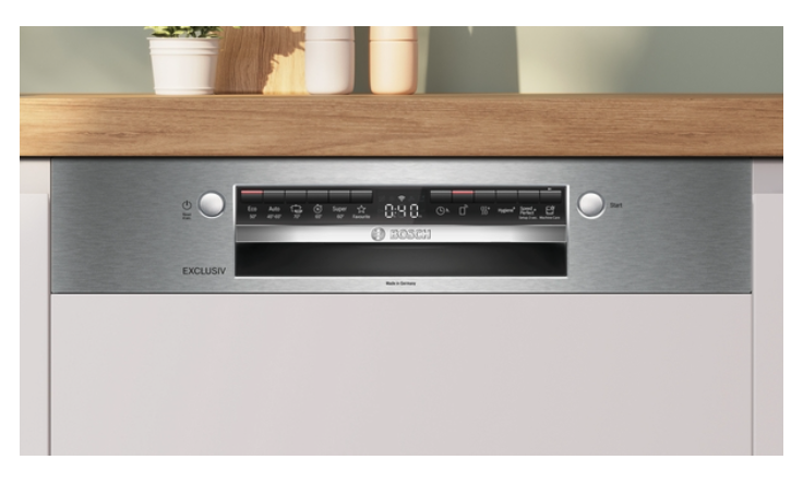 BOSCH SMI4HBS12E Series 4 vaatwasser met bedieningspaneel