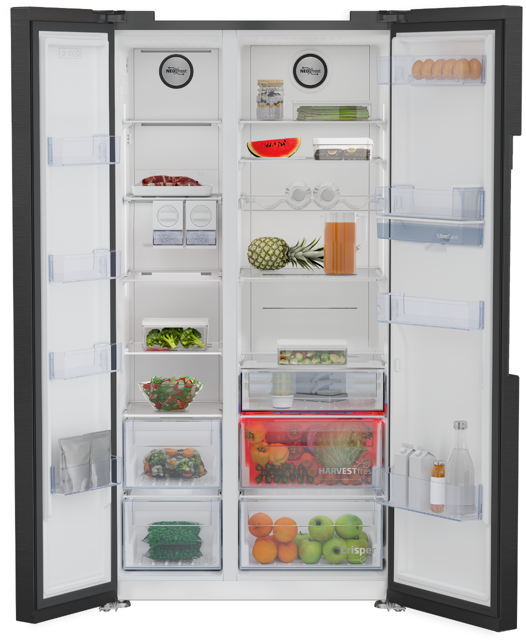 BEKO GN163241XBRN side-by-side - 179cm