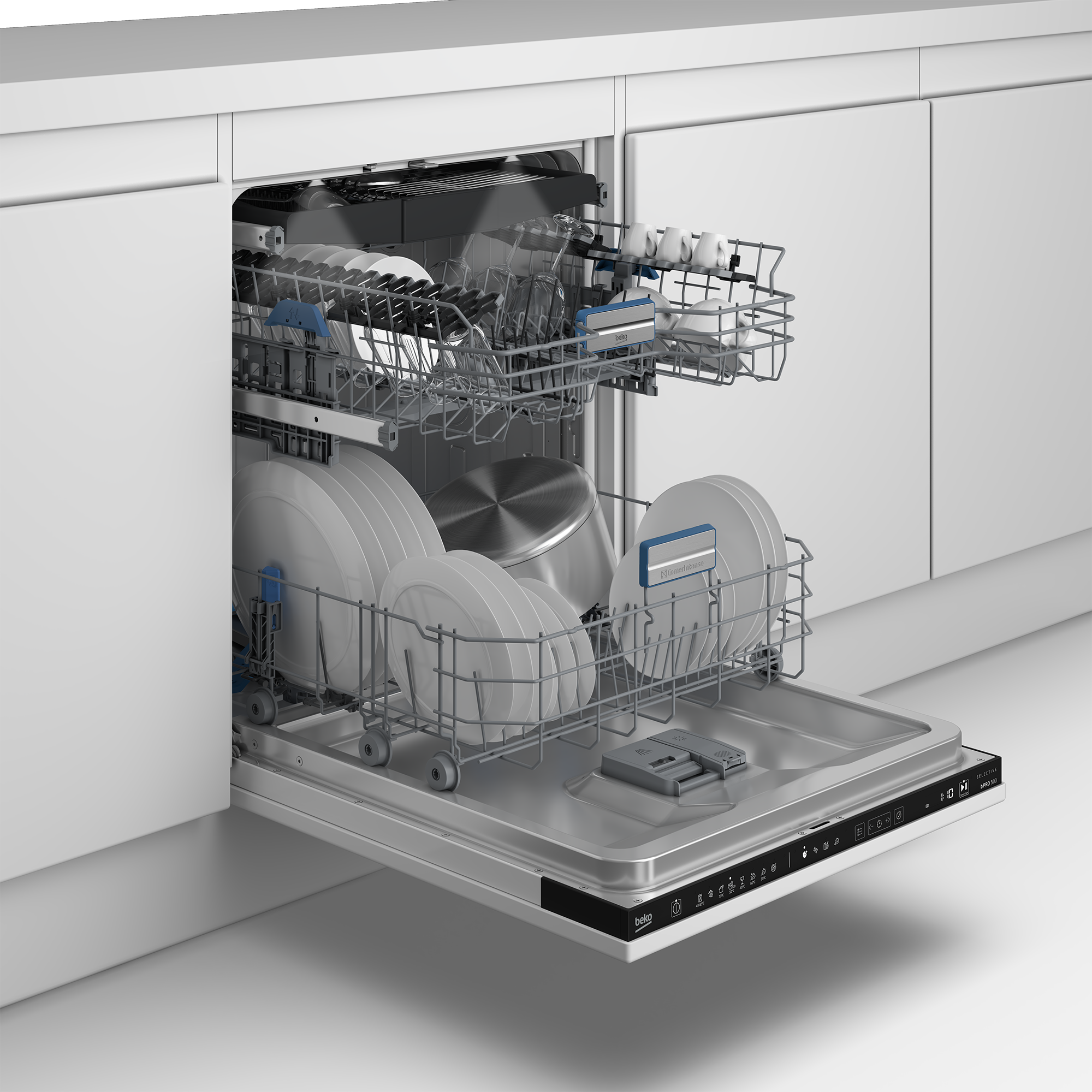 BEKO BDIN38650D vaatwasser volledig integreerbaar