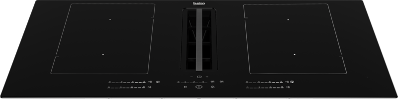 BEKO HIXI84700UP kookplaat met afzuiging - 80cm