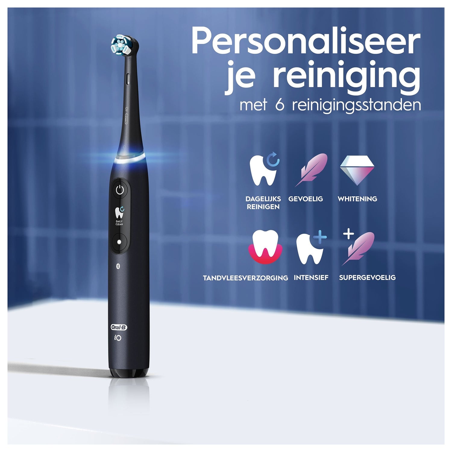 ORAL B OBIO8BL elektrische tandenborstel