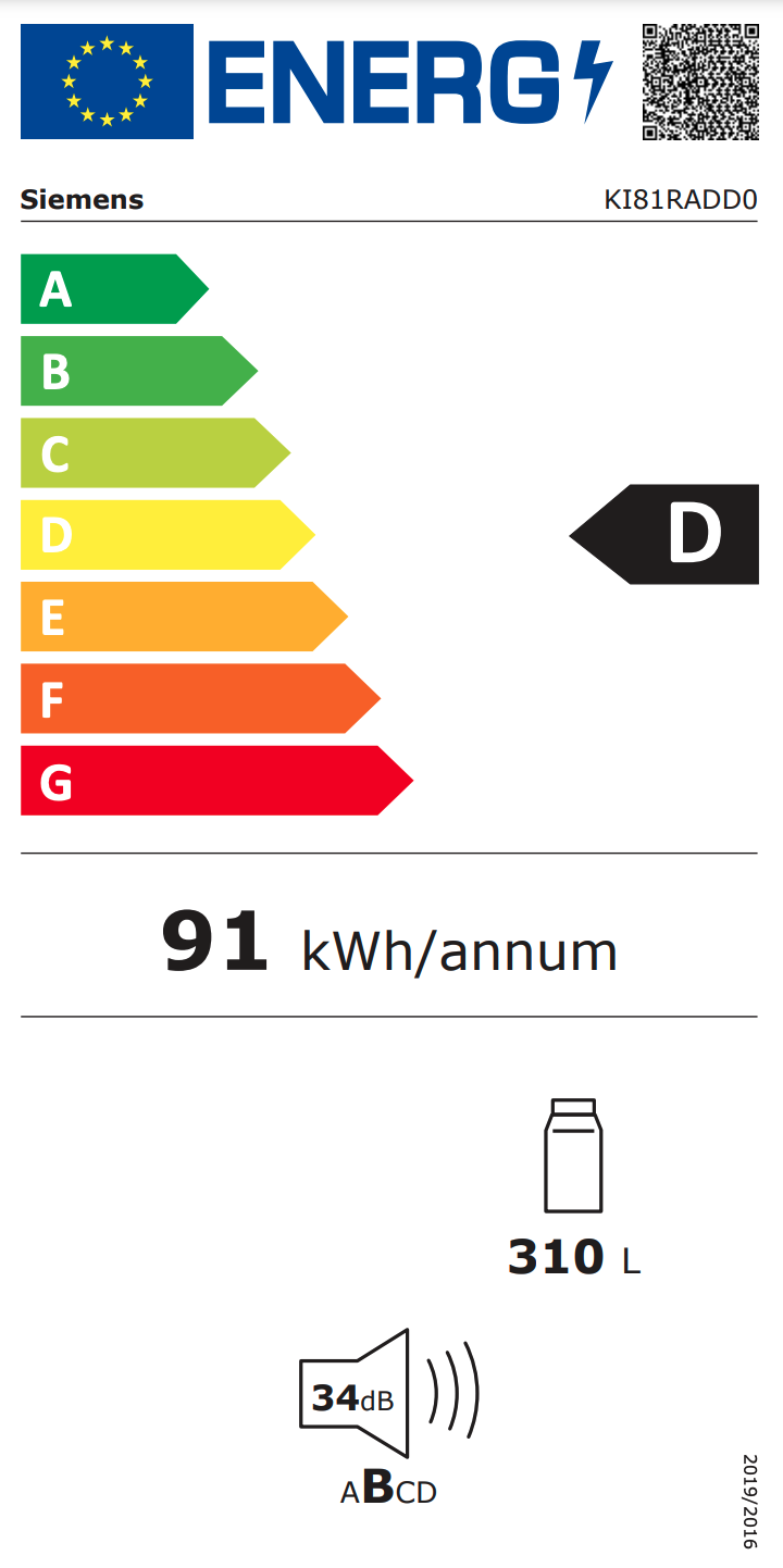 SIEMENS KI81RADD0 IQ500 koelkast zonder vriesvak - 178cm SIEMENS KI81RADD0 IQ500 koelkast zonder vriesvak - 178cm