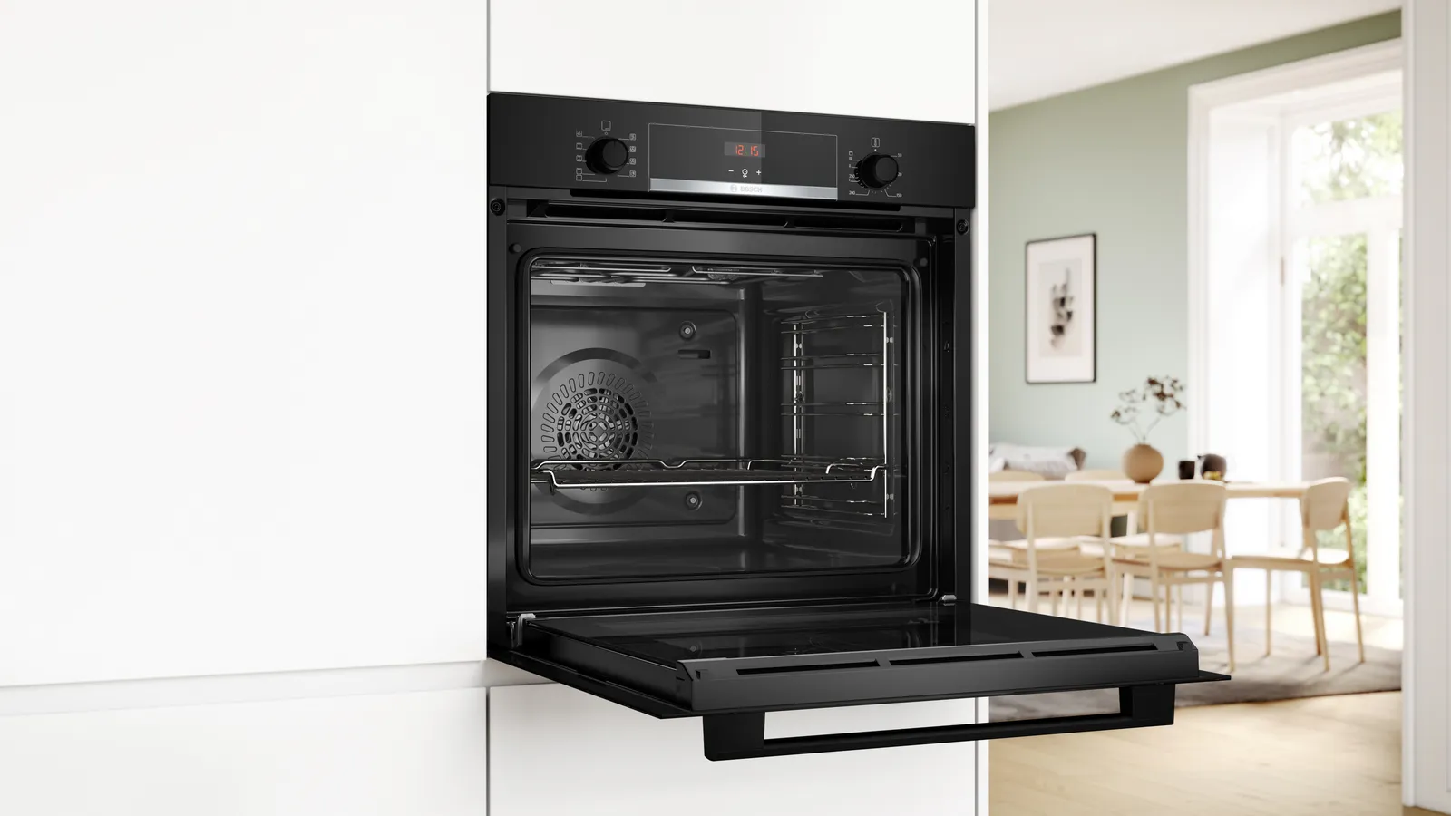 BOSCH HBA514BB3 Serie 4 multifunctionele oven - 60cm