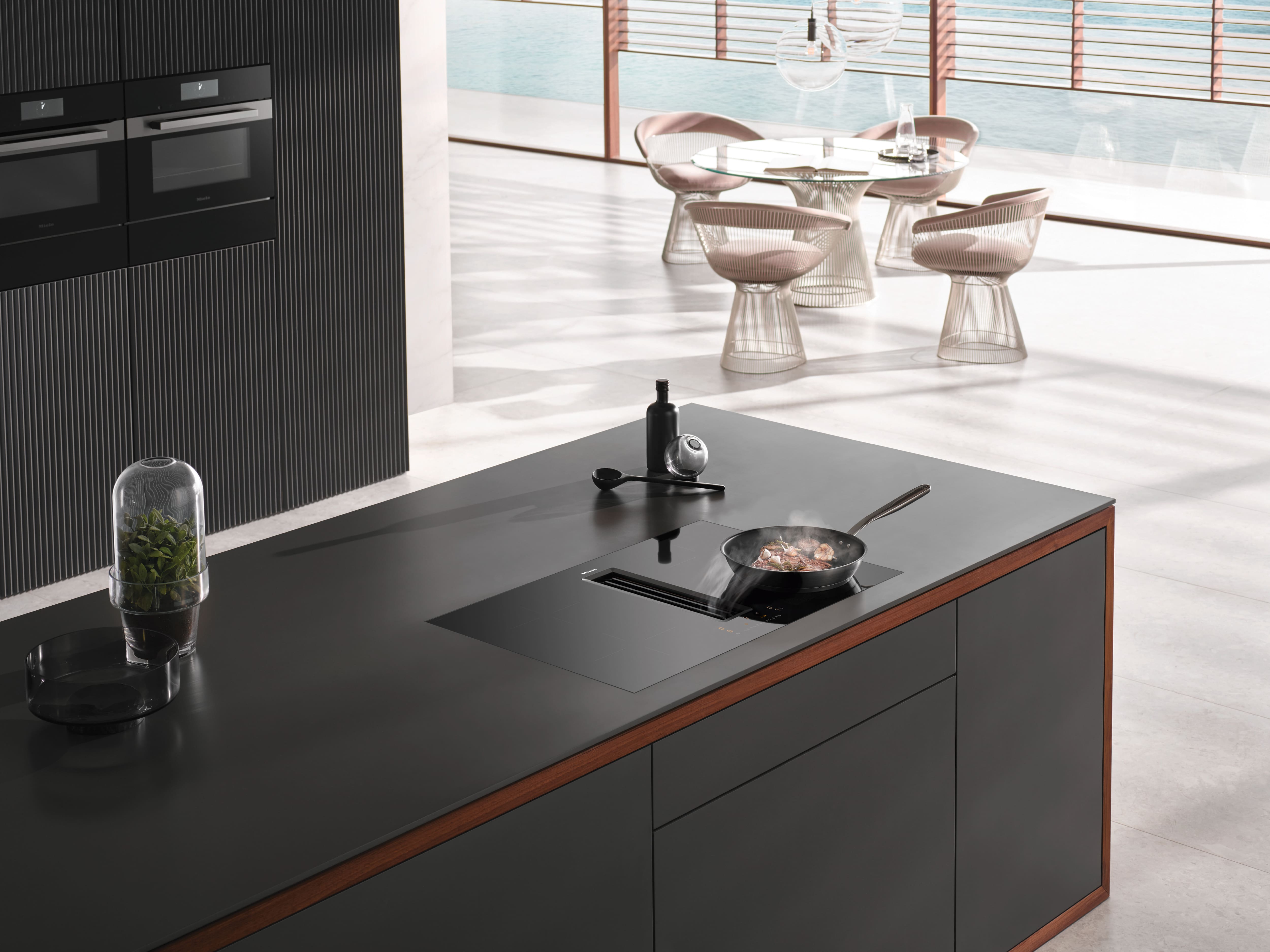 MIELE KMDA7272FL-ABLACK kookplaat met afzuiging - 80cm