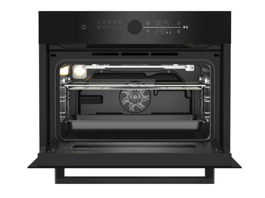 BEKO BBCW17400B multifunctionele oven met microgolfoven - 45cm