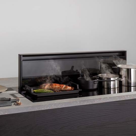 NOVY 42120 kookplaat met afzuiging - 120cm