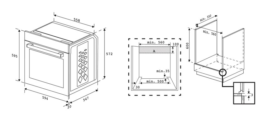 BEKO BBIM12300XDSE multifunctionele oven - 60cm