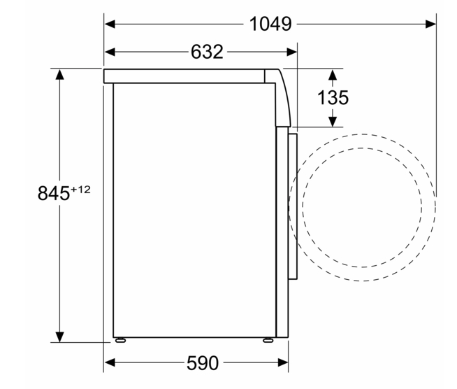 BOSCH WAN2827ZFG wasmachine