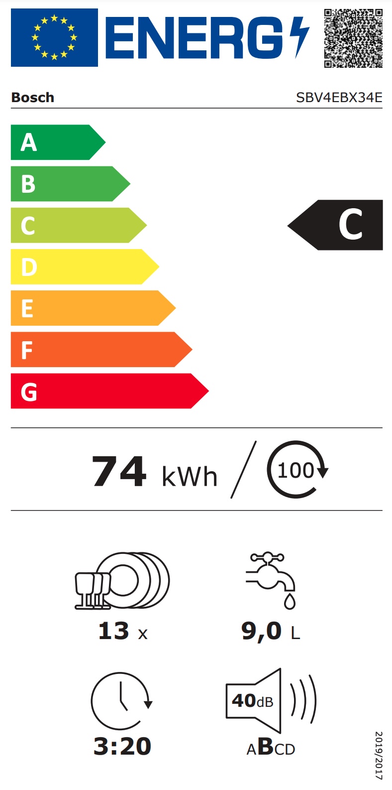 BOSCH SBV4EBX34E SERIE 4 vaatwasser volledig integreerbaar