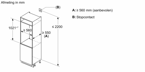 BOSCH KIL32VFE0 SERIE 4 koelkast met vriesvak - 102cm BOSCH KIL32VFE0 SERIE 4 koelkast met vriesvak - 102cm